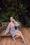 Fig Asymmetrical Printed Dress