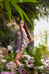 Fig Asymmetrical Printed Dress