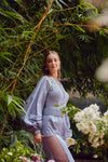 Iris Blue Panelled Jumpsuit
