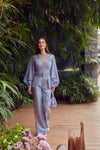 Iris Blue Panelled Jumpsuit