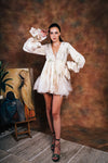 Moonshine Godet Printed Dress