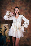Moonshine Godet Printed Dress