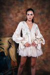 Moonshine Godet Printed Dress