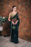 Cactus Printed Saree Set