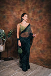 Cactus Printed Saree Set