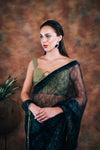 Cactus Printed Saree Set