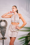 Moonshine Printed Skort Set
