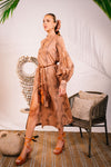 Sand Printed Dress