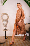Sand Printed Dress