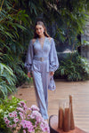 Iris Blue Panelled Jumpsuit