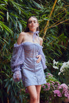 Iris Blue Lace Dress