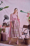 Rouge Cape Dress