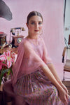 Rouge Cape Dress