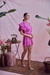 Flamingo Pink Pvc Dress
