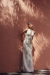 Seashell Bodycon Slit Dress