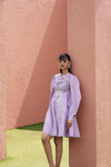 Orchid Embroidered Dress