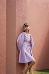 Orchid Embroidered Dress
