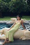 Lime Corset X Dress