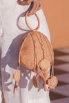 Peach Tassel Bag