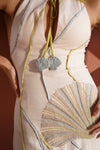 Seashell Bodycon Slit Dress