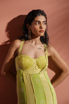 Lime Corset X Dress