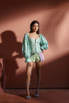 Seafoam X Orchid Shorts Set