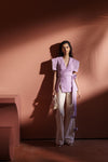 Orchid X Seashell Blouse Set