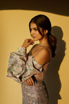 Fig Asymmetrical Printed Dress