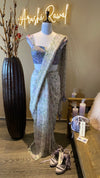 Seashell Chiffon Saree
