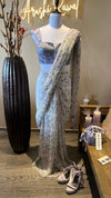 Seashell Chiffon Saree